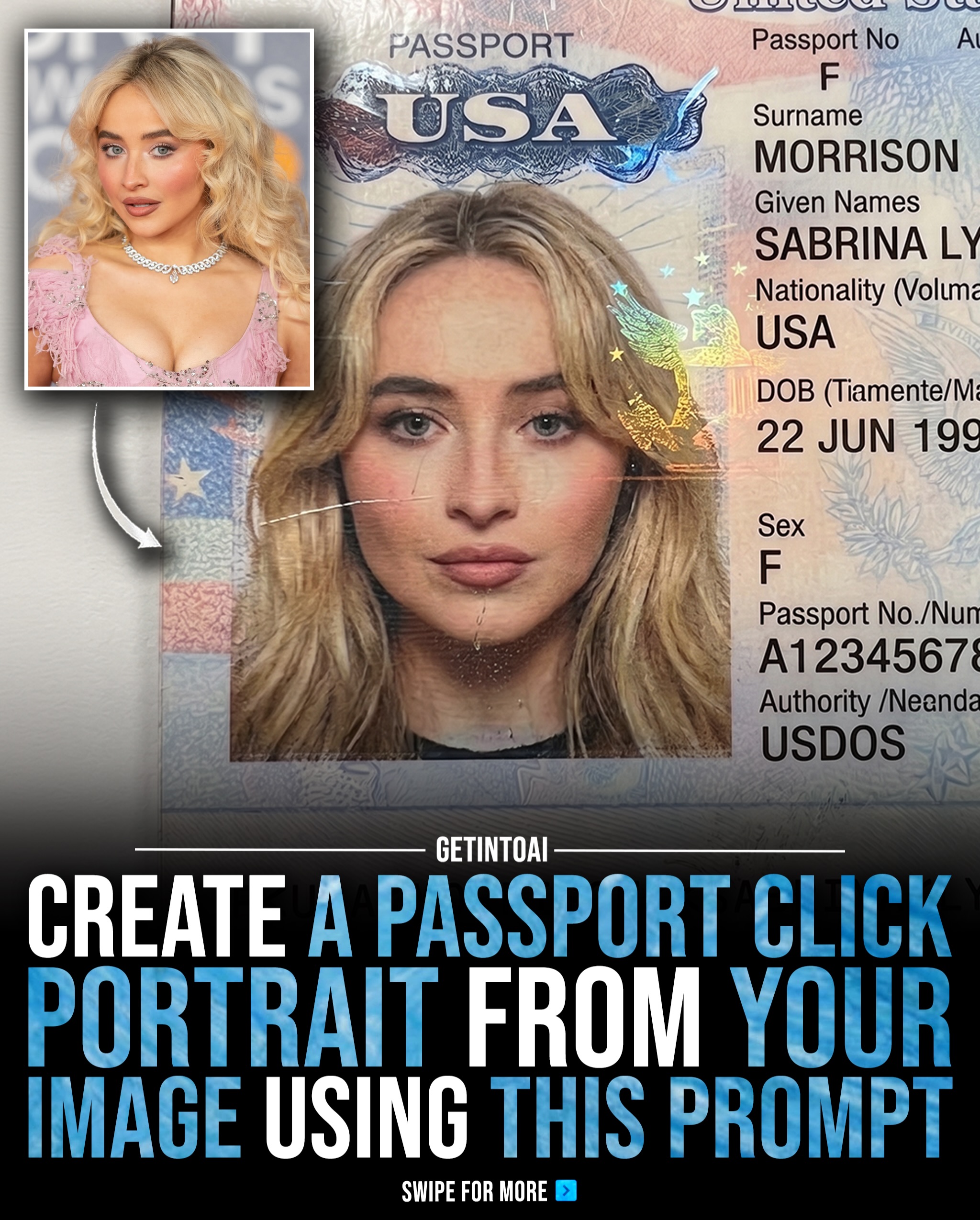 The Passport Click Portrait Trend Is Gloriously Unserious